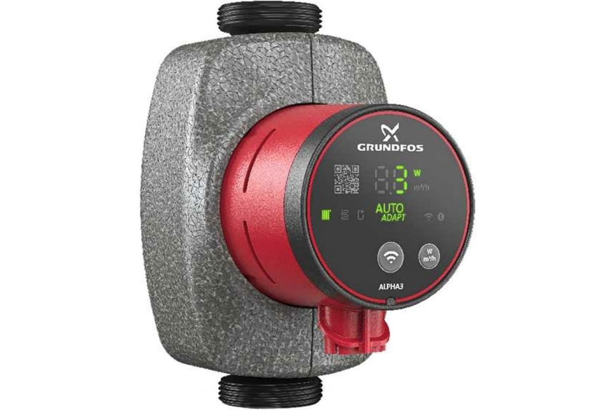 Насос Grundfos ALPHA3 25-80 180 НС-1179281 для ГВС горячего водоснабжения и теплого пола