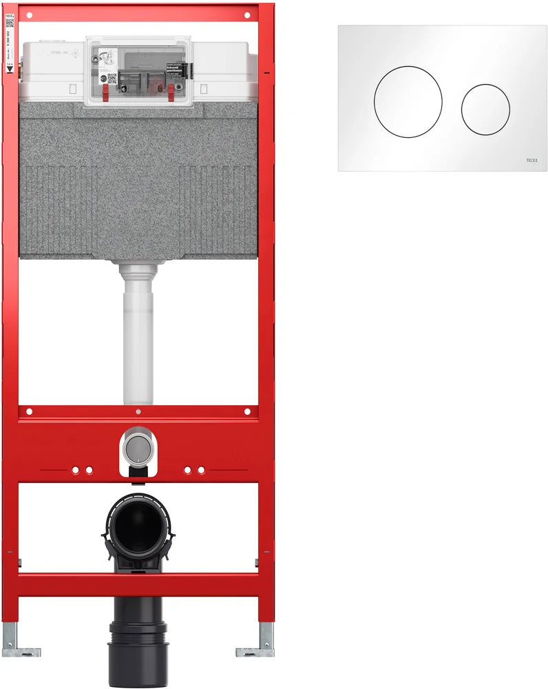 Инсталляция для унитаза TECE Profil Uni 2.0 9300302 с кнопкой смыва TECE Loop 2.0 9240920