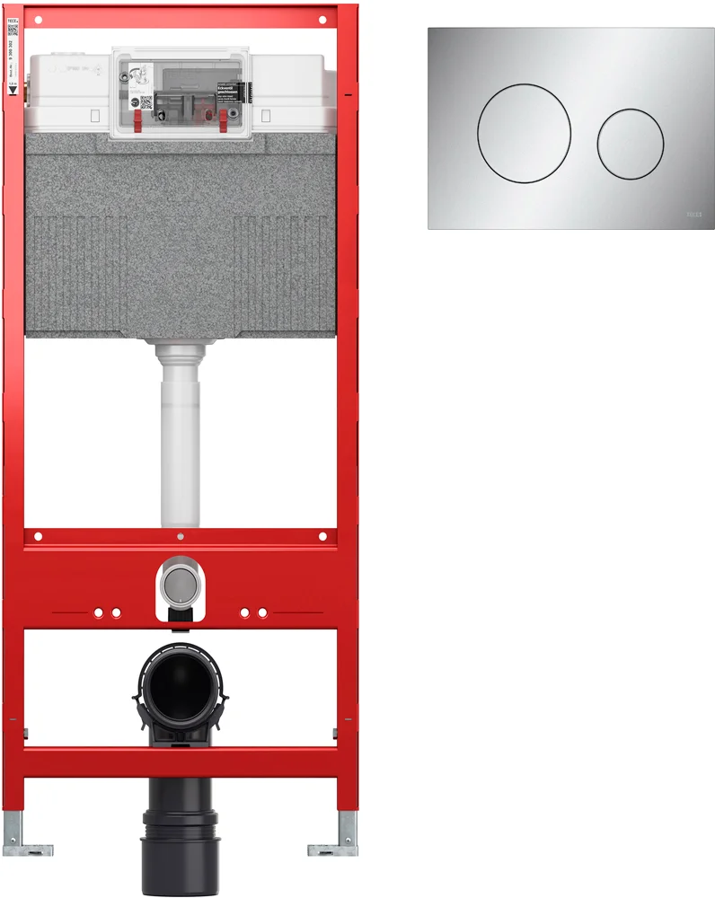 Инсталляция для унитаза Profil Tece Uni 2.0 9300302 с кнопкой смыва TECE Loop 9240922